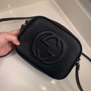 Designer inspired crossbody- black